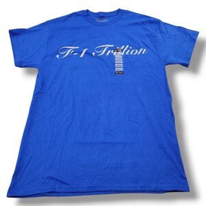 New Post Malone Shirt Size Medium F-1 Trillion PM Initials Graphic Print T-Shirt